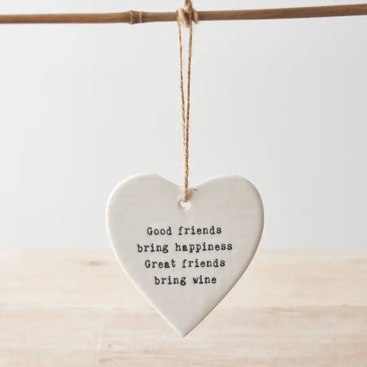 Porcelain Heart | Good Friends 9.5cm