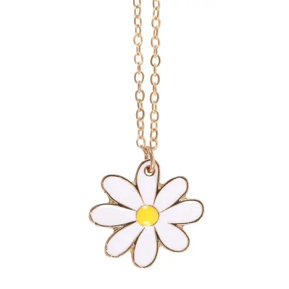 Daisy Flower Pendant