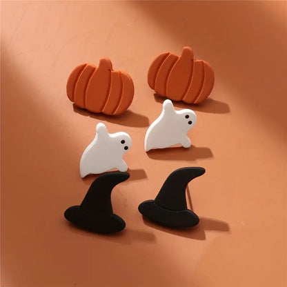 Set Of 3 Halloween Studs