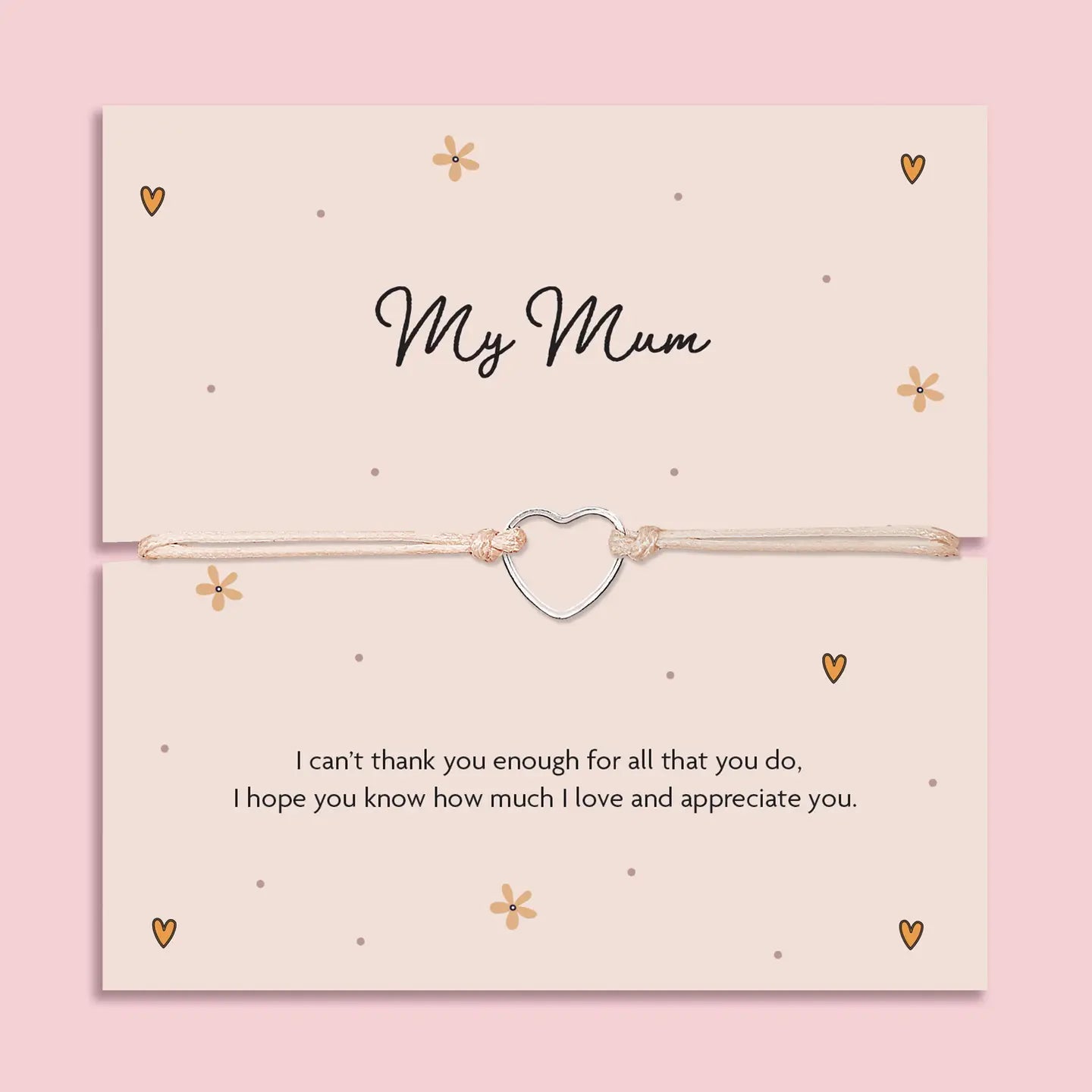 My Mum Heart Bracelet