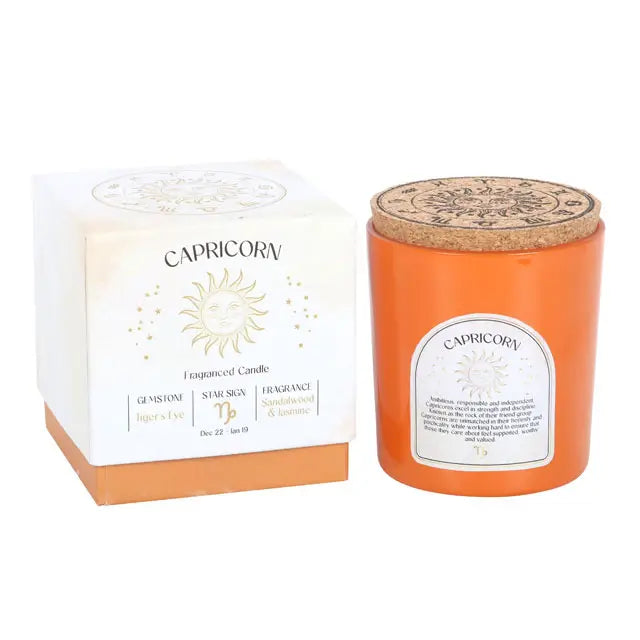 GEMSTONE ZODIAC CANDLE | APRICORN SANDALWOOD & JASMINE