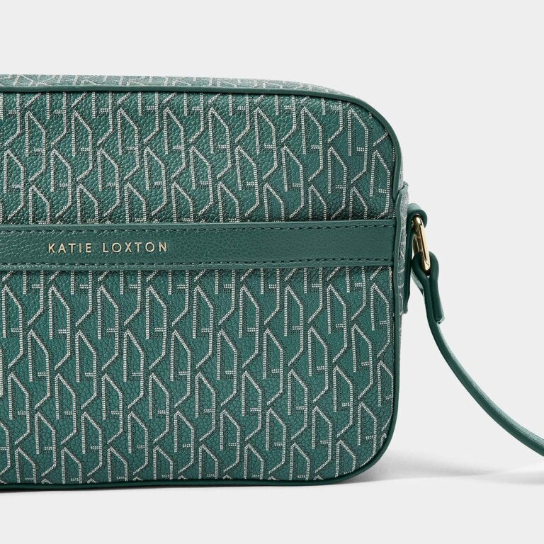 KL Signature Crossbody Bag | Emerald Green