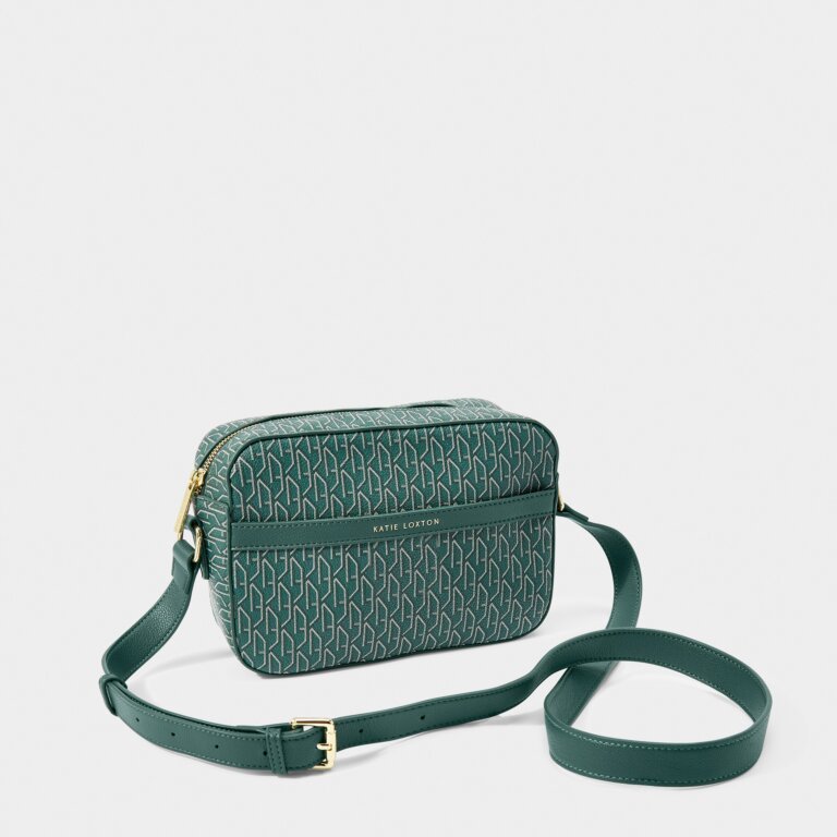 KL Signature Crossbody Bag | Emerald Green