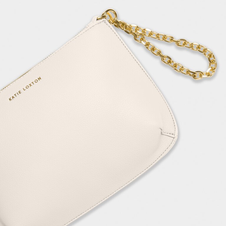 Katie Loxton Astrid Chain Clutch | Off White