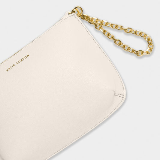 Katie Loxton Astrid Chain Clutch | Off White