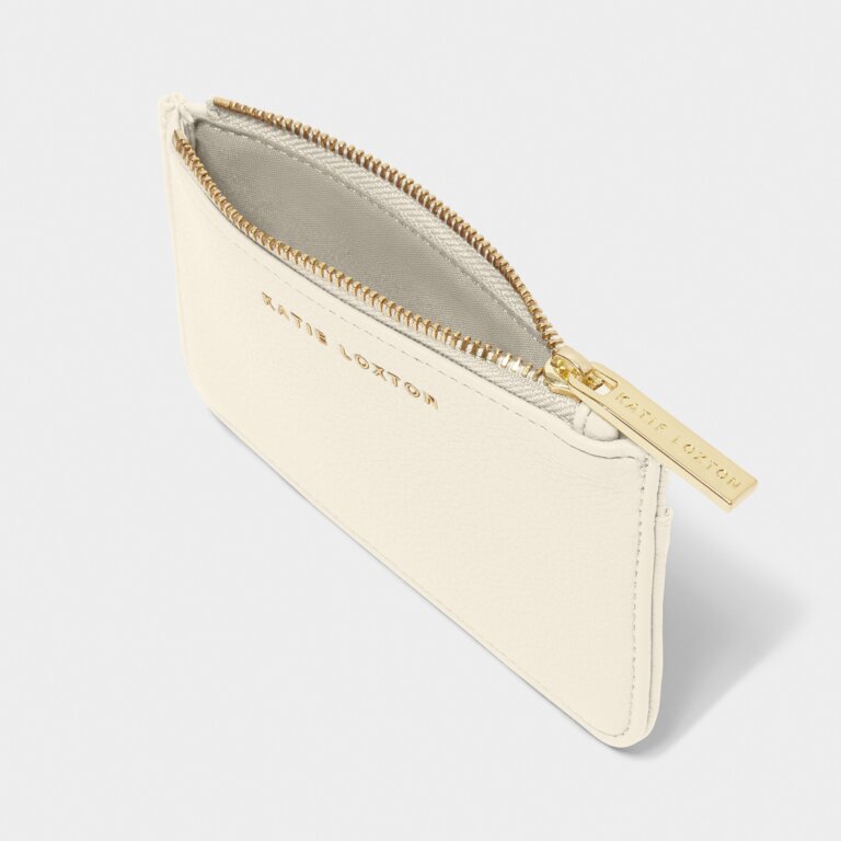 Katie Loxton Hana Coin & Card Holder | Ecru