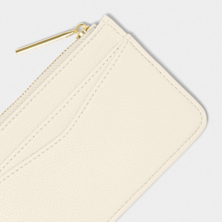 Katie Loxton Hana Coin & Card Holder | Ecru