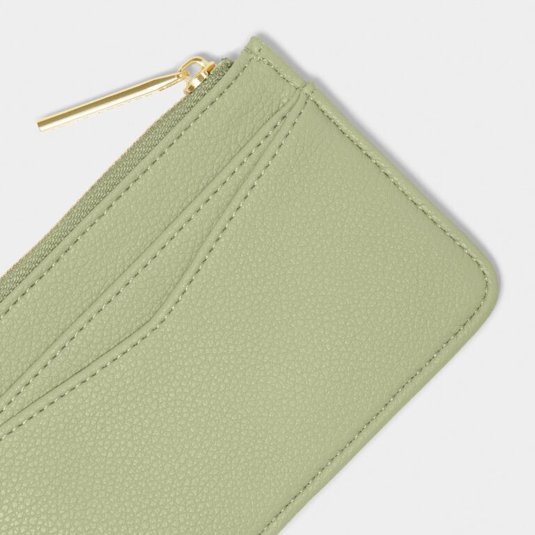 Katie Loxton Hana Coin & Card Holder | Soft Sage