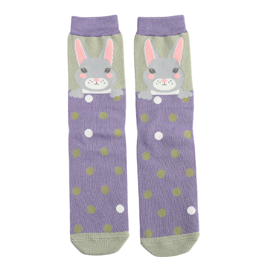 Bamboo Socks | Bunny Olive