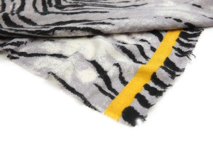 Oversized Zebra Winter Scarf