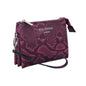 Red Cuckoo Snakeskin Multiway Wristlet | Fushia