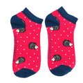 Bamboo Socks | Sleepy Hedgehogs Hot Pink