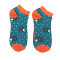 Bamboo Socks | Sleepy Hedgehogs Teal