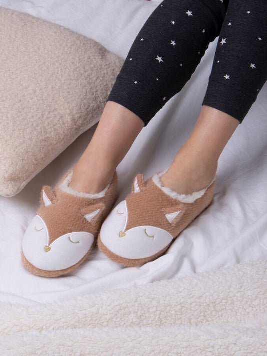 Totes Fox Slippers