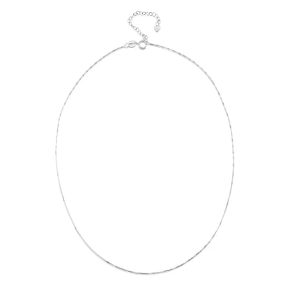 Shrieking Violet | Large Teardrop Necklace, Forget-Me-Knot
