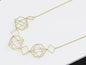 Anahita Geometrical Caged Necklace | Gold