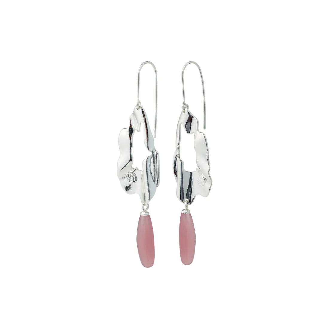 Pilgrim: Freedom Rose Pendant Earrings SP