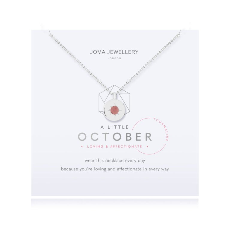 Joma Jewellery | Birthstone Necklace | October