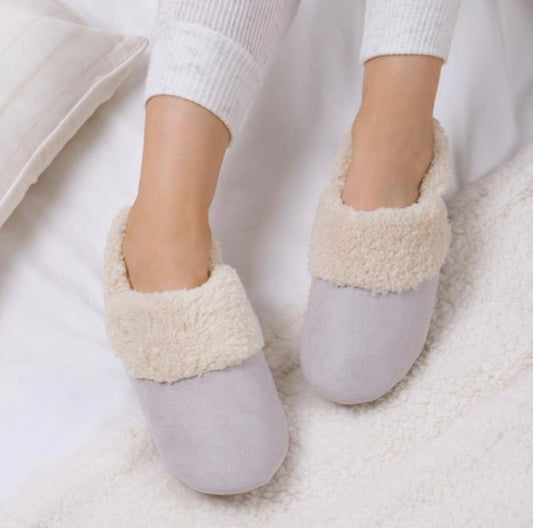 Totes Ladies Suedette Slipper Bootie