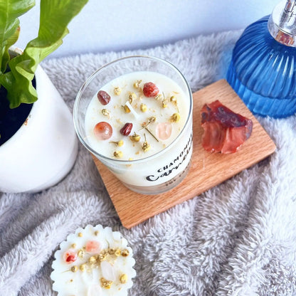 Chamomile & Carnelian Soy Wax Candle