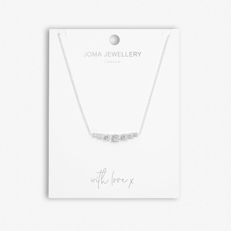 Joma Jewellery Sienna Sparkle | Graduating Crystal Necklace