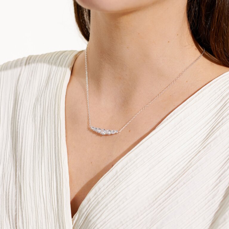 Joma Jewellery Sienna Sparkle | Graduating Crystal Necklace
