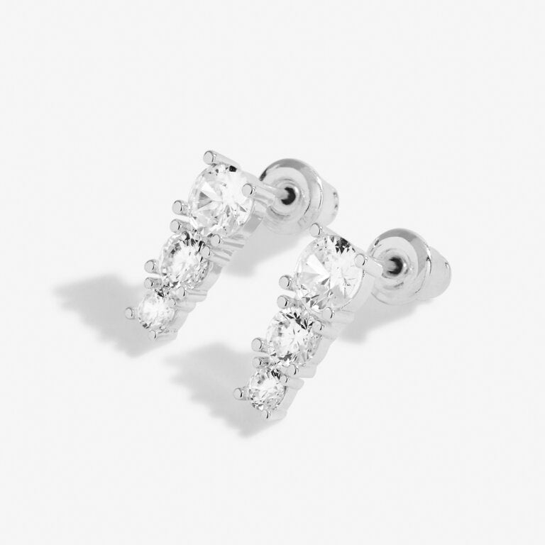 Joma Jewellery | Graduating Crystal Earrings