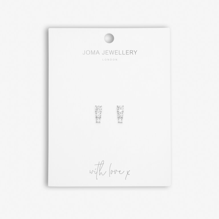 Joma Jewellery | Graduating Crystal Earrings