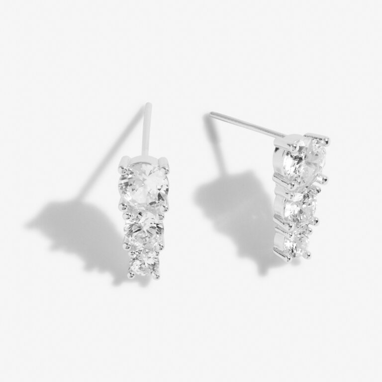 Joma Jewellery | Graduating Crystal Earrings