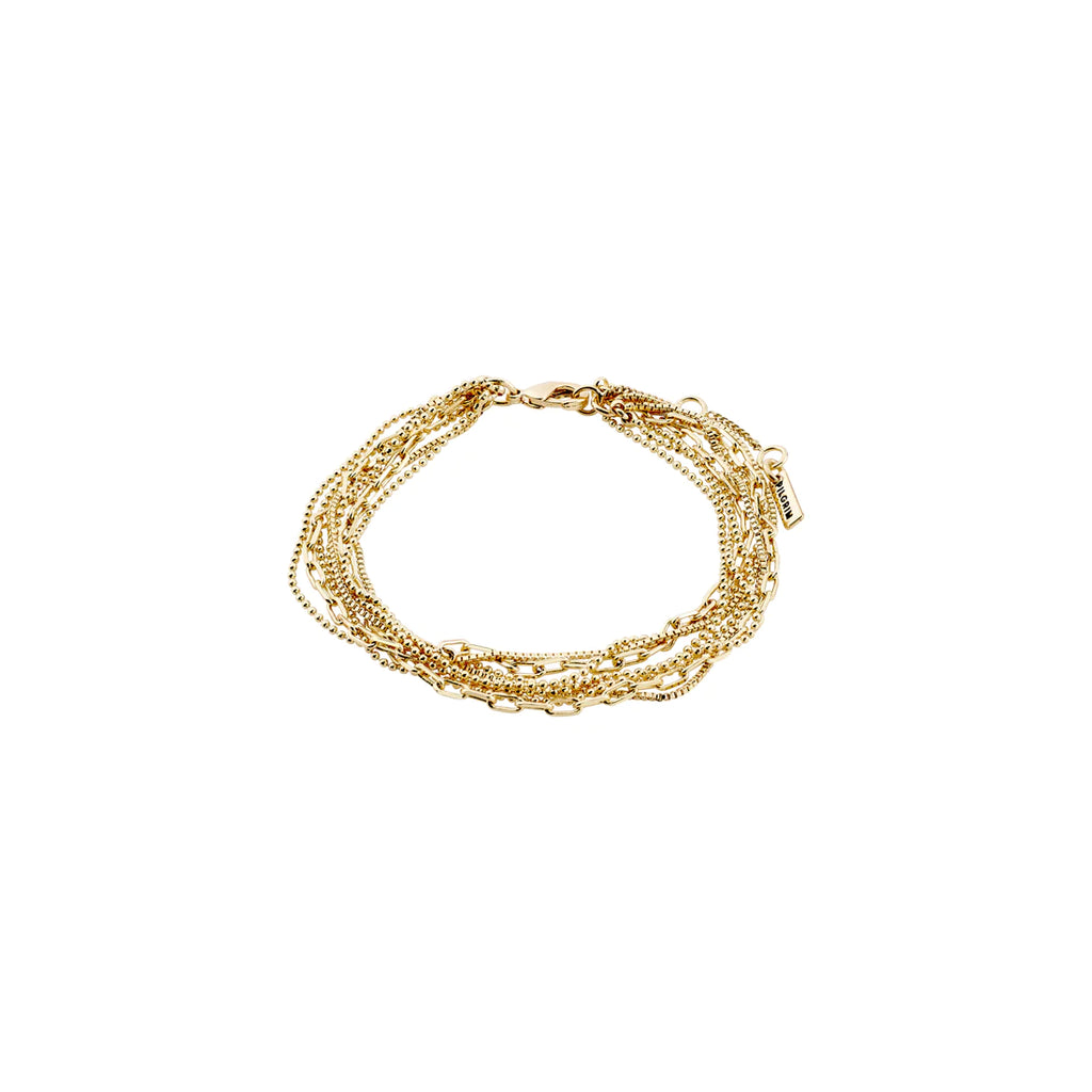 Pilgrim: Lily Chain Bracelet GP