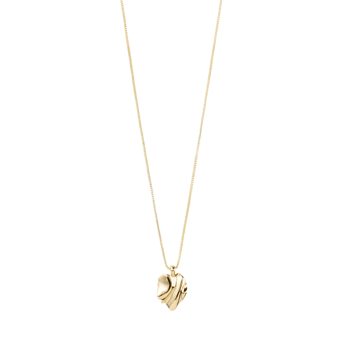 Pilgrim: EM Wavy Pendant Necklace GP