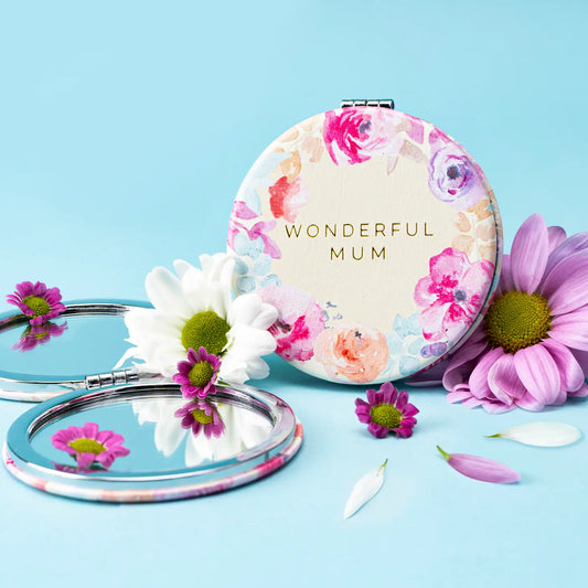 Wonderful Mum Compact Mirror