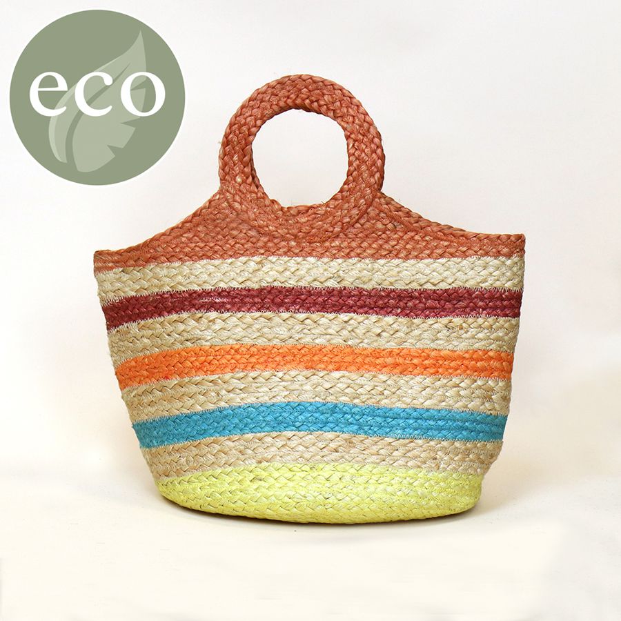 Jute Bag | Orange Mix