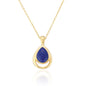 925 Sterling Silver | Lapis Pendant & Chain