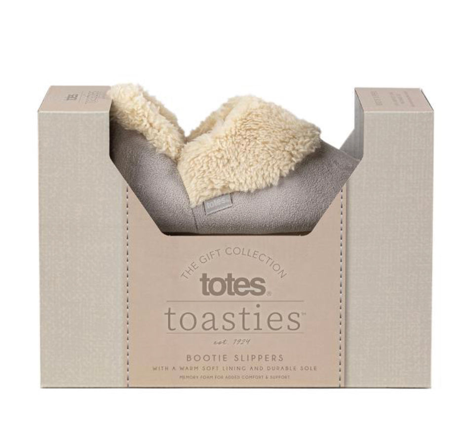 Totes Ladies Suedette Slipper Bootie