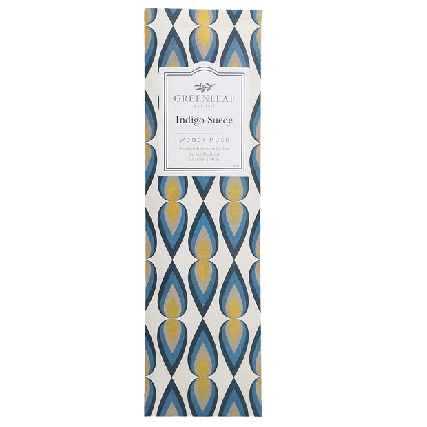 Greenleaf Indigo Suede Slim Scented Sachet