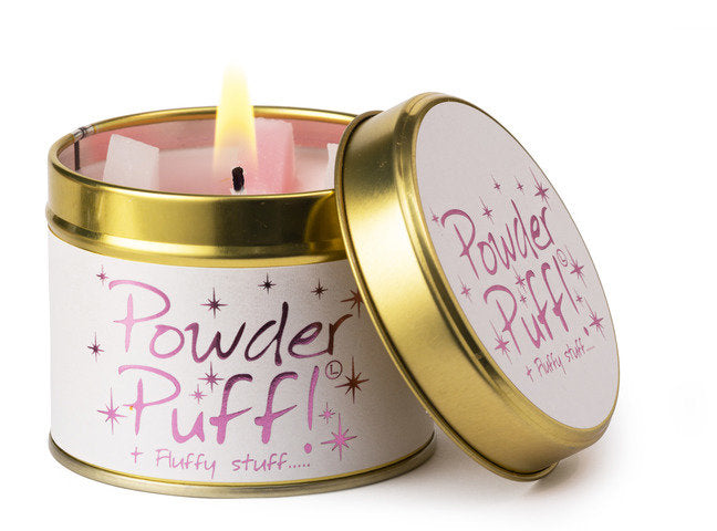 Powder Puff Scented Tinned Candle