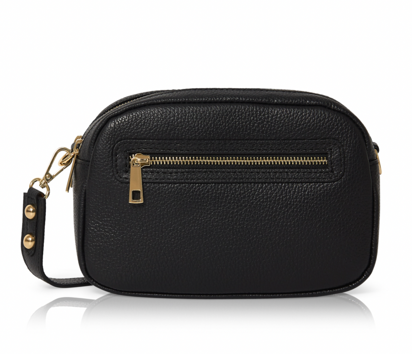 Leather Crossbody | Double Zipped