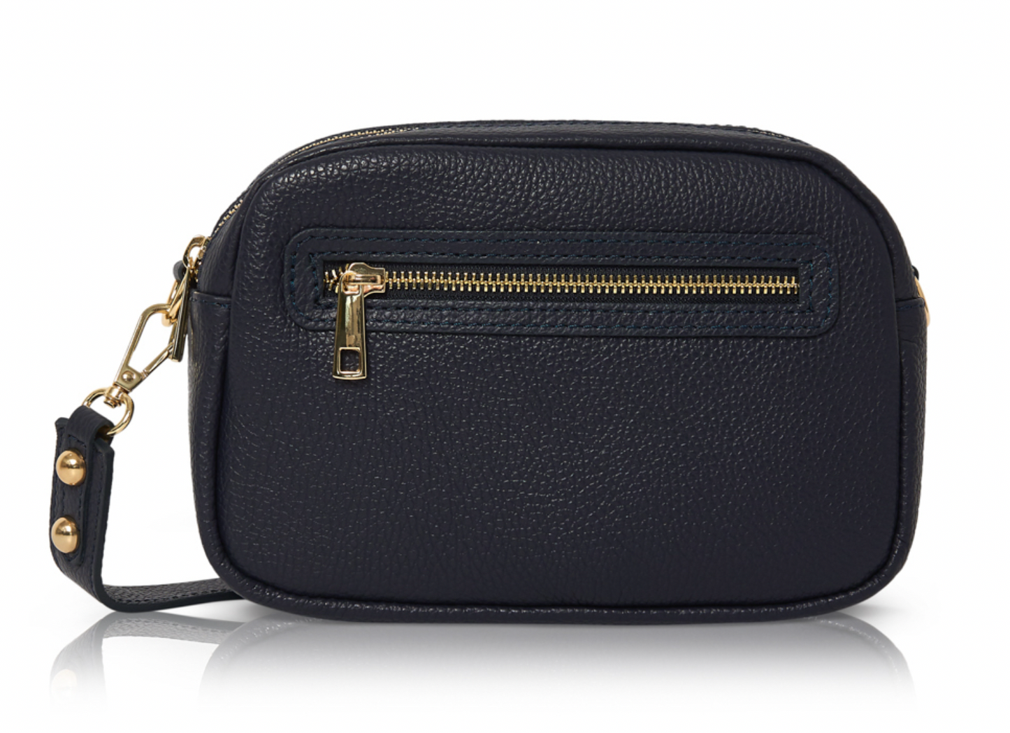 Leather Crossbody | Double Zipped