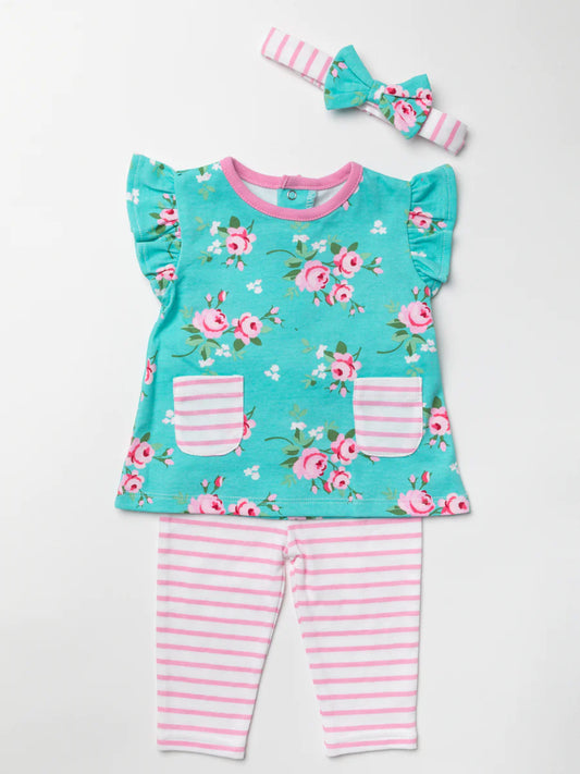 Baby Girls Legging Set | Floral