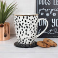 Dotty Dog Lady Mug & Coaster Set