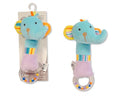 Baby Squeaker with Ring Rattle | Elephant