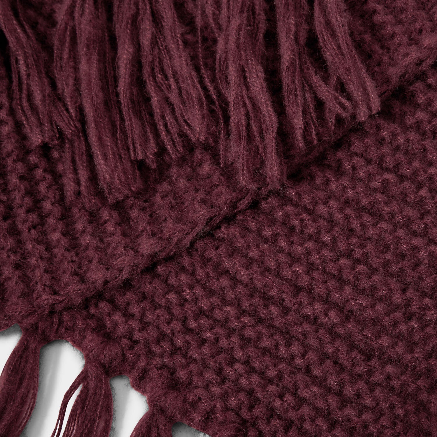 Katie Loxton Chunky Knitted Scarf | Plum