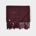 Katie Loxton Chunky Knitted Scarf | Plum